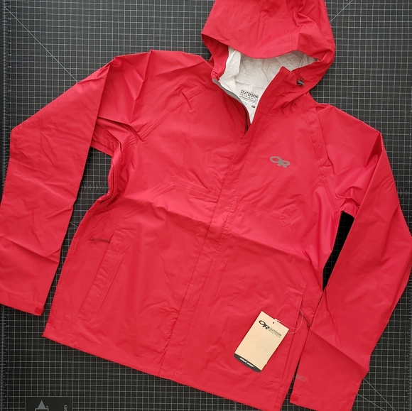 Outdoor Research Other - OUTDOOR RESEARCH APOLLO RAIN JACKET - TOMATO